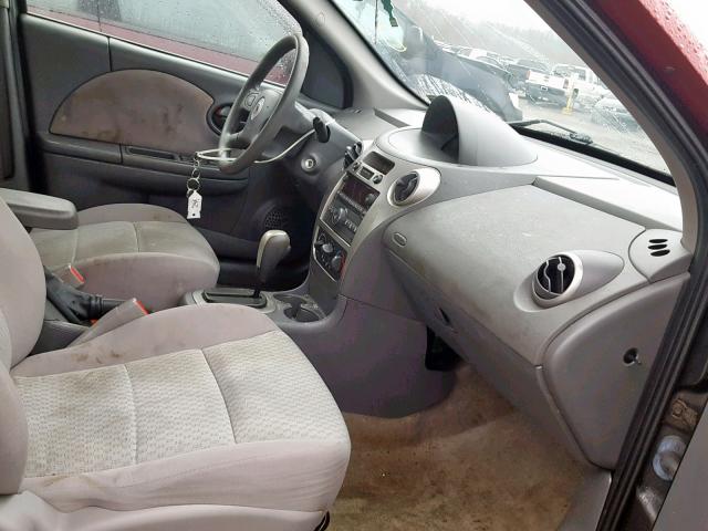 1G8AJ58F76Z164271 - 2006 SATURN ION LEVEL BURGUNDY photo 5