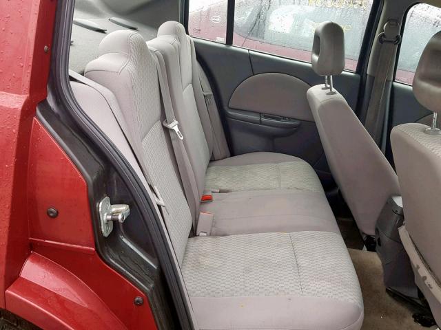 1G8AJ58F76Z164271 - 2006 SATURN ION LEVEL BURGUNDY photo 6