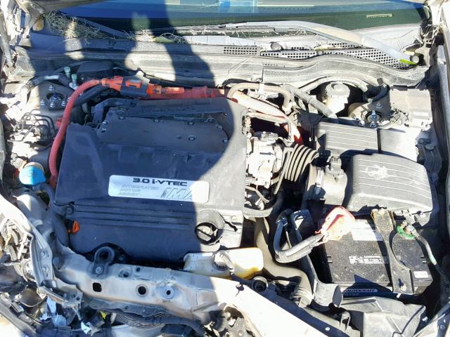 JHMCN36445C008682 - 2005 HONDA ACCORD HYB GOLD photo 7