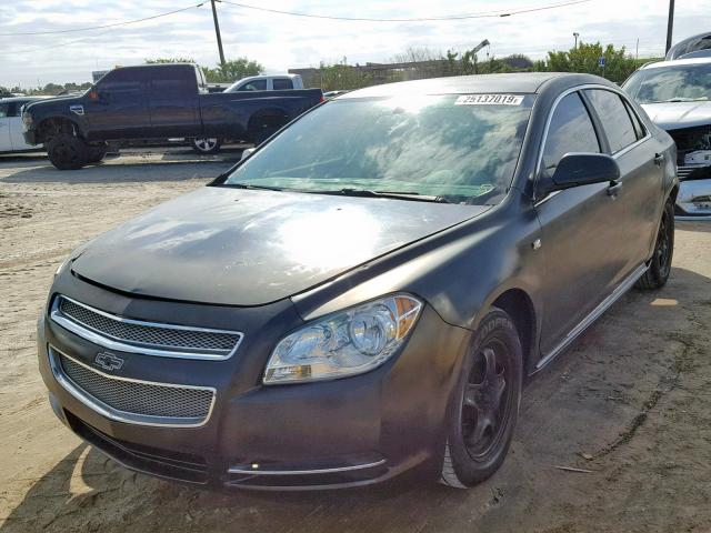 1G1ZG57B68F170176 - 2008 CHEVROLET MALIBU LS 黑色 照片 2