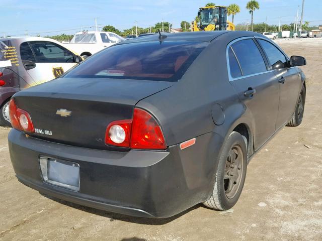 1G1ZG57B68F170176 - 2008 CHEVROLET MALIBU LS 黑色 照片 4