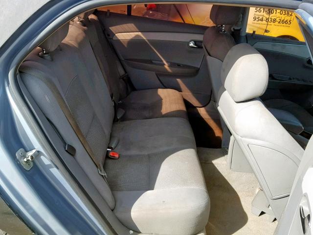 1G1ZG57B68F170176 - 2008 CHEVROLET MALIBU LS 黑色 照片 6