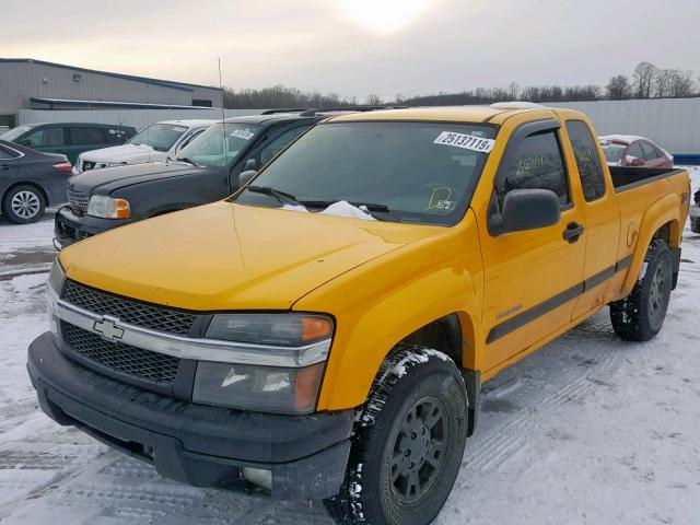 1GCDT196948134132 - 2004 CHEVROLET COLORADO YELLOW photo 2