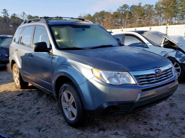 JF2SH6BC3AH784531 - 2010 SUBARU FORESTER X Синьо-зелений фото 1