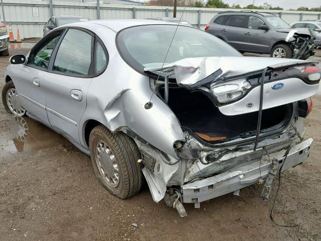 1FALP52U3VG306510 - 1997 FORD TAURUS GL SILVER photo 3