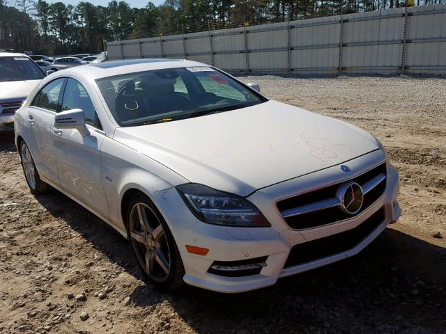 WDDLJ7DB5CA025429 - 2012 MERCEDES-BENZ CLS 550 WHITE photo 1