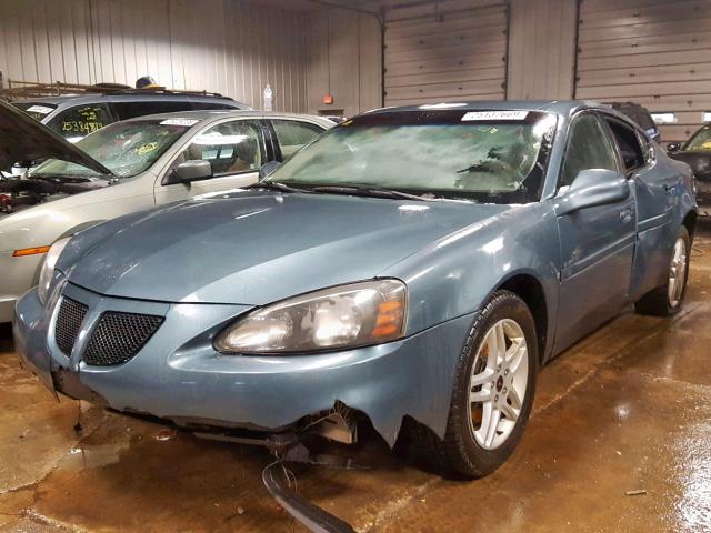 2G2WR554061194703 - 2006 PONTIAC GRAND PRIX BLUE photo 2