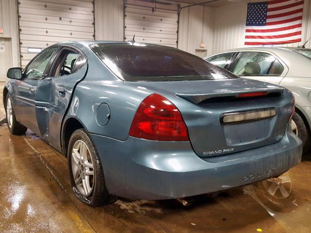 2G2WR554061194703 - 2006 PONTIAC GRAND PRIX BLUE photo 3