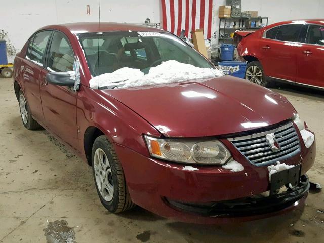 1G8AJ52F75Z117913 - 2005 SATURN ION LEVEL MAROON photo 1