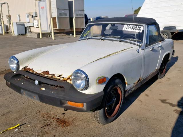 GAN6UL222738G - 1979 MG MIDGET WHITE photo 2