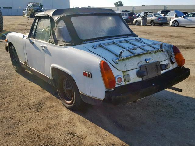 GAN6UL222738G - 1979 MG MIDGET WHITE photo 3