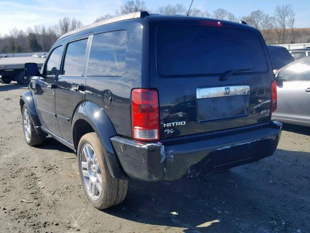 1D8GU58647W735422 - 2007 DODGE NITRO R/T BLACK photo 3