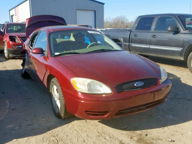 1FAFP55U34A142363 - 2004 FORD TAURUS SES MAROON photo 1