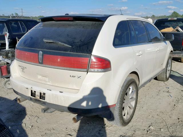 2LMDU68C77BJ20278 - 2007 LINCOLN MKX WHITE photo 4