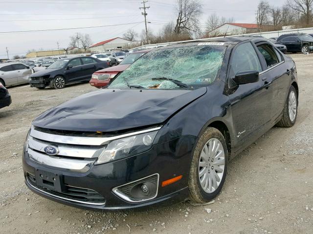 3FADP0L31AR286936 - 2010 FORD FUSION HYB BLACK photo 2