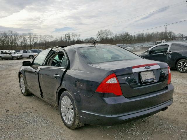 3FADP0L31AR286936 - 2010 FORD FUSION HYB BLACK photo 3