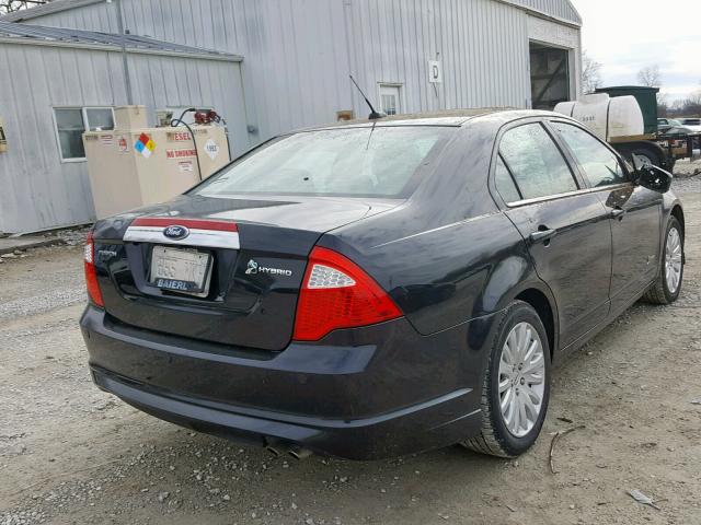 3FADP0L31AR286936 - 2010 FORD FUSION HYB BLACK photo 4