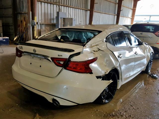 1N4AA6APXHC451260 - 2017 NISSAN MAXIMA 3.5 WHITE photo 4