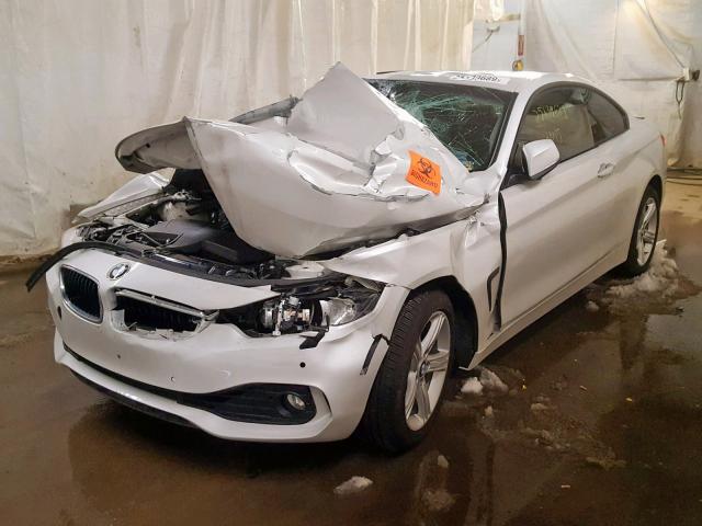 WBA3N9C58FK247643 - 2015 BMW 428 XI WHITE photo 2