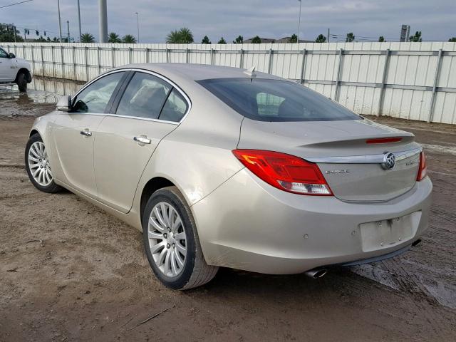 2G4GS5EV0D9203374 - 2013 BUICK REGAL PREM GOLD photo 3