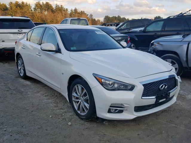 JN1BV7AR8FM392939 - 2015 INFINITI Q50 BASE WHITE photo 1