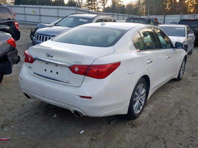 JN1BV7AR8FM392939 - 2015 INFINITI Q50 BASE WHITE photo 4