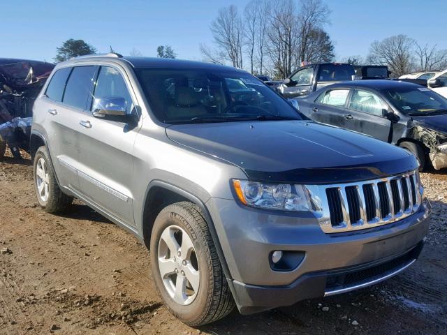 1C4RJFBG2DC589946 - 2013 JEEP GRAND CHER GRAY photo 1