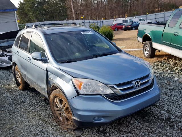 5J6RE3H74AL006339 - 2010 HONDA CR-V EXL BLUE photo 1