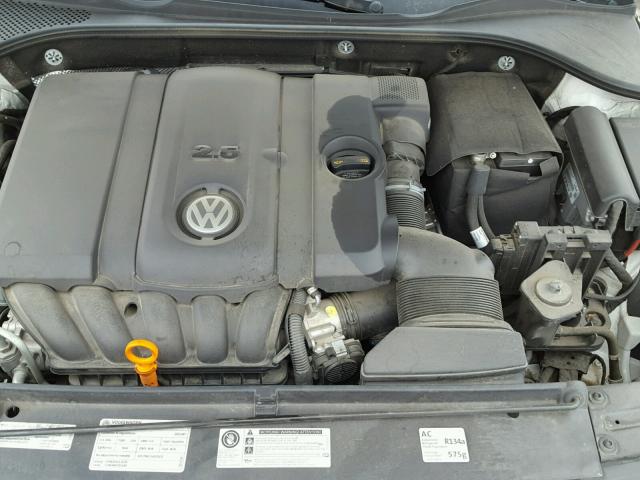 1VWBH7A37CC084336 - 2012 VOLKSWAGEN PASSAT SE WHITE photo 7