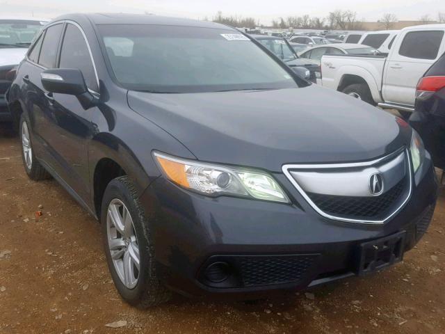 5J8TB4H3XFL018933 - 2015 ACURA RDX GRAY photo 1