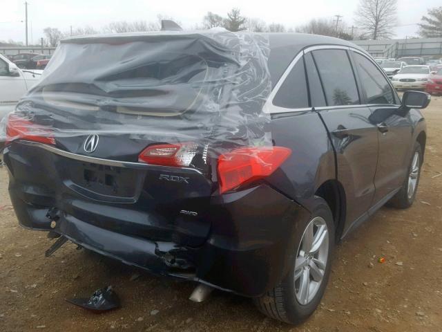 5J8TB4H3XFL018933 - 2015 ACURA RDX GRAY photo 4