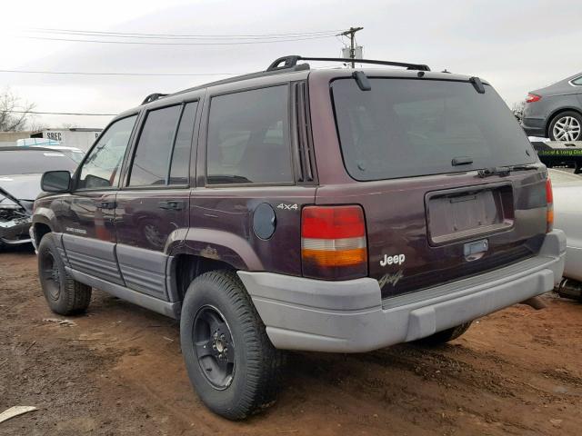 1J4GZ58S0VC534591 - 1997 JEEP GRAND CHER PURPLE photo 3