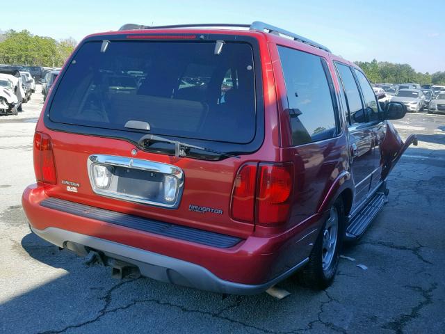 5LMEU27R12LJ12505 - 2002 LINCOLN NAVIGATOR 红色 照片 4