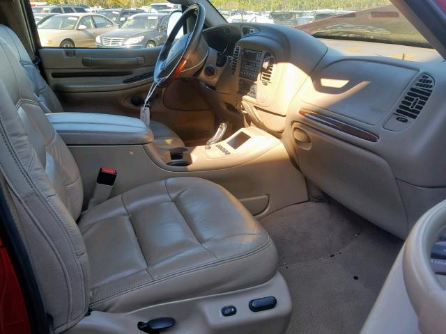 5LMEU27R12LJ12505 - 2002 LINCOLN NAVIGATOR 红色 照片 5