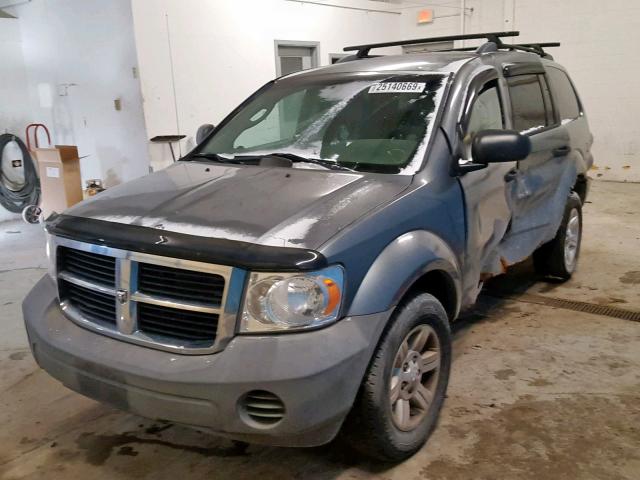 1D8HB38P47F531503 - 2007 DODGE DURANGO SX GRAY photo 2