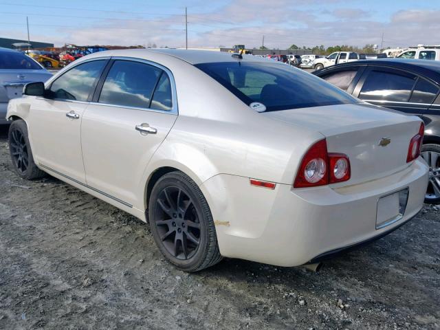 1G1ZE5EB3A4138599 - 2010 CHEVROLET MALIBU LTZ WHITE photo 3