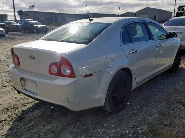 1G1ZE5EB3A4138599 - 2010 CHEVROLET MALIBU LTZ WHITE photo 4