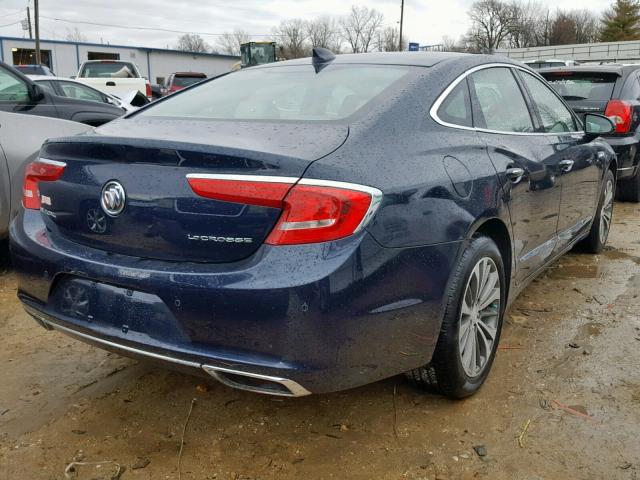 1G4ZP5SS2HU202935 - 2017 BUICK LACROSSE E BLUE photo 4