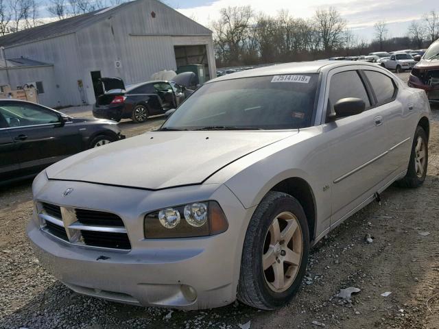 2B3KA33V39H626568 - 2009 DODGE CHARGER SX SILVER photo 2