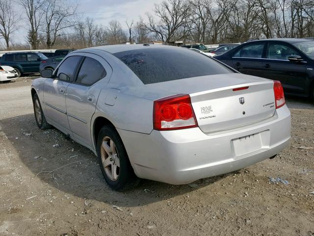 2B3KA33V39H626568 - 2009 DODGE CHARGER SX SILVER photo 3