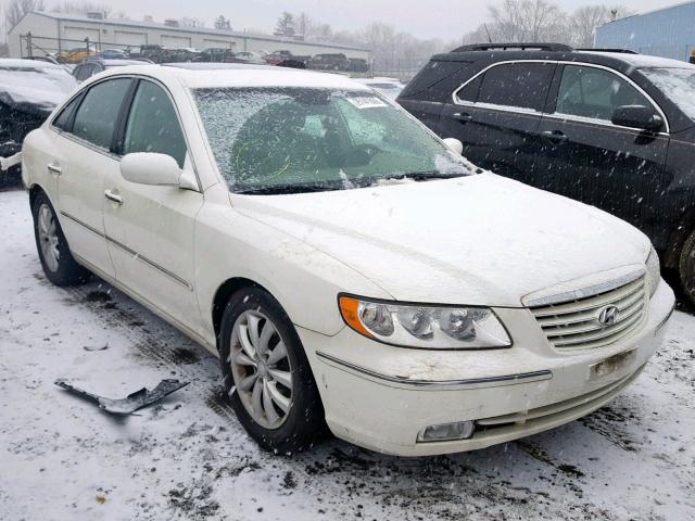 KMHFC46F56A046300 - 2006 HYUNDAI AZERA SE WHITE photo 1