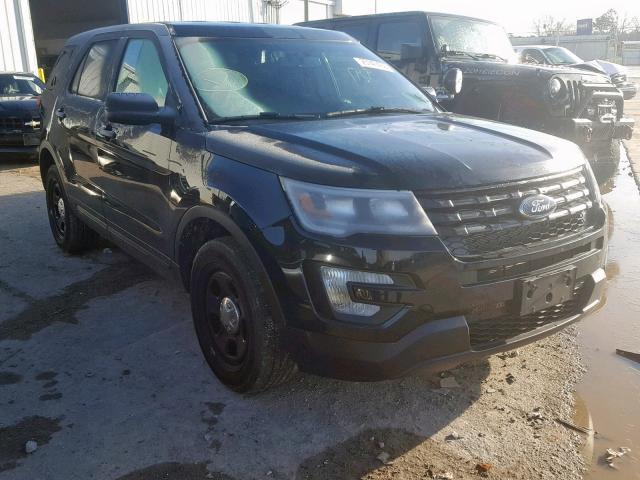 1FM5K8AR4JGB47423 - 2018 FORD EXPLORER P BLACK photo 1