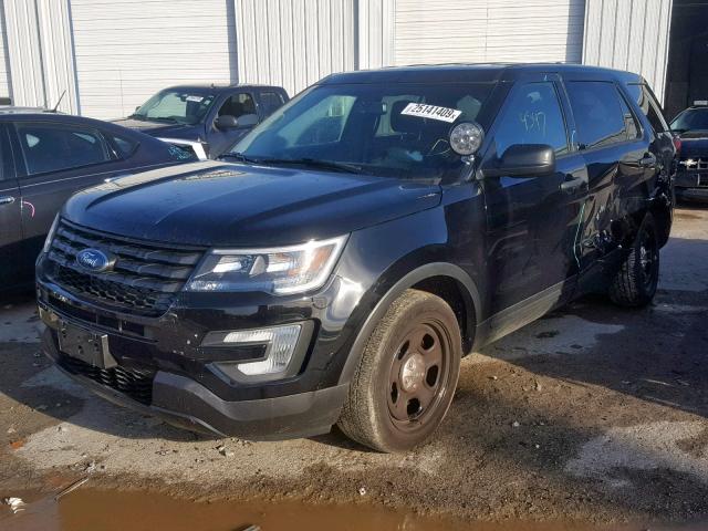 1FM5K8AR4JGB47423 - 2018 FORD EXPLORER P BLACK photo 2