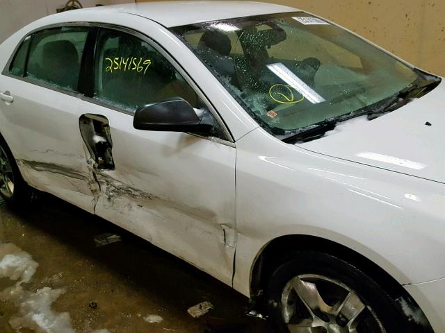 1G1ZA5EU0CF190499 - 2012 CHEVROLET MALIBU LS WHITE photo 9