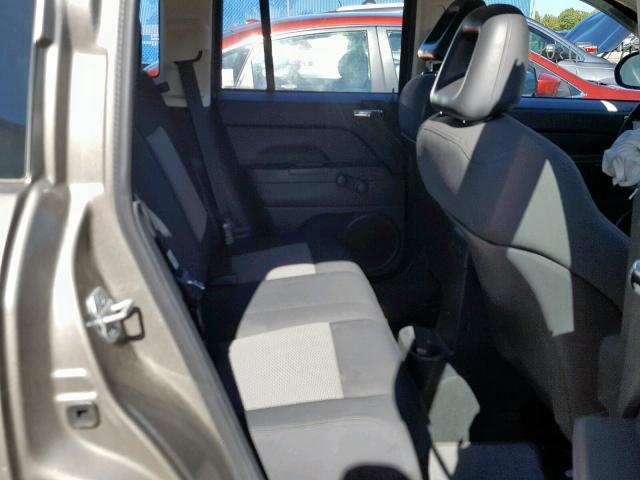 1J8FT47W68D608556 - 2008 JEEP COMPASS SP მწვანე ფოტო 6