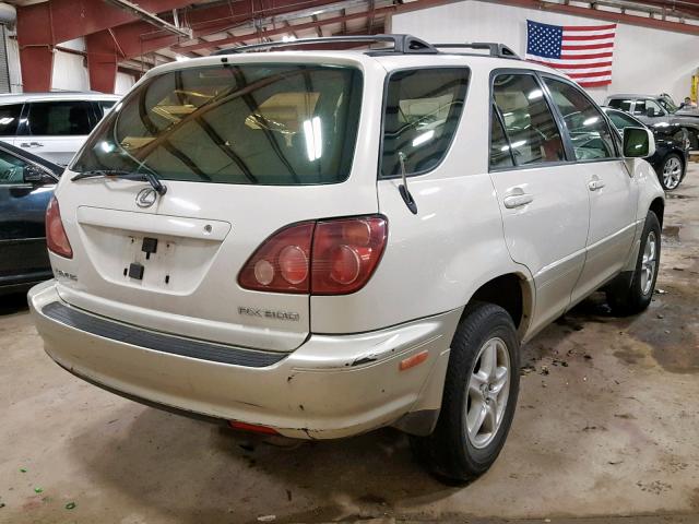 JT6HF10U8Y0138737 - 2000 LEXUS RX 300 WHITE photo 4