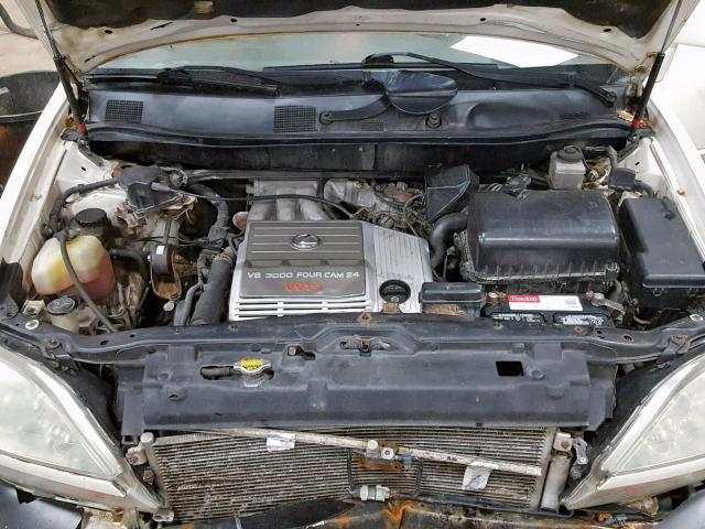 JT6HF10U8Y0138737 - 2000 LEXUS RX 300 WHITE photo 7