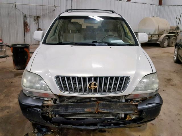 JT6HF10U8Y0138737 - 2000 LEXUS RX 300 WHITE photo 9