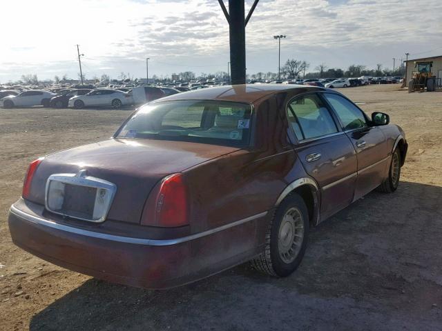 1LNHM81W4XY681196 - 1999 LINCOLN TOWN CAR E MAROON photo 4