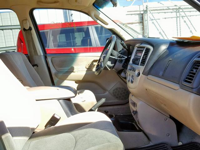 4F2YZ04104KM21187 - 2004 MAZDA TRIBUTE LX RED photo 5